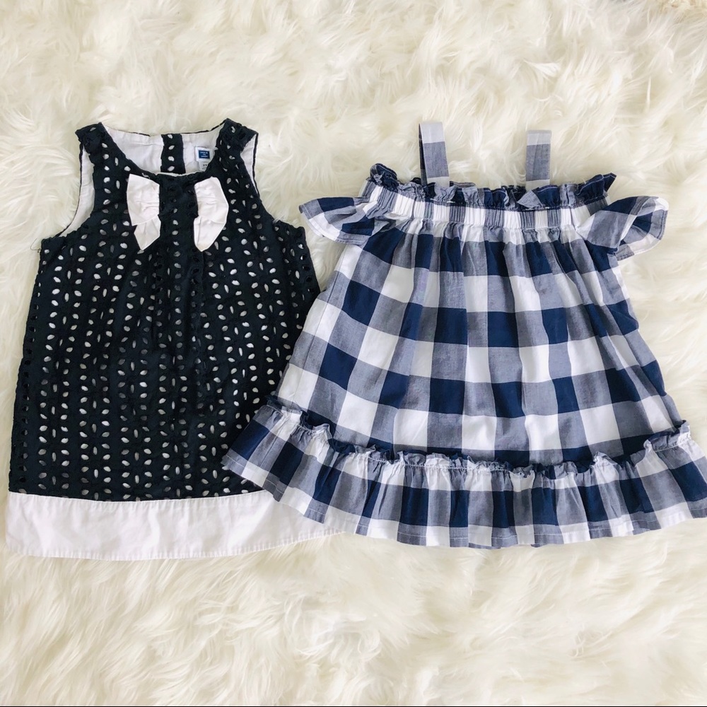 Bundle of 2 Janie & Jack dresses size 18-24 plaid